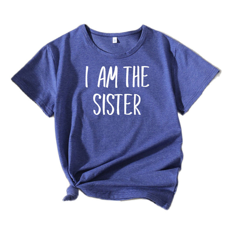 Women Leisure Sister T-shirt Statement Lune London