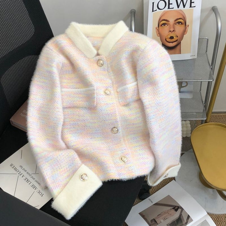 Dame Design-vest with contrasting collar and high-quality buttons Lune London