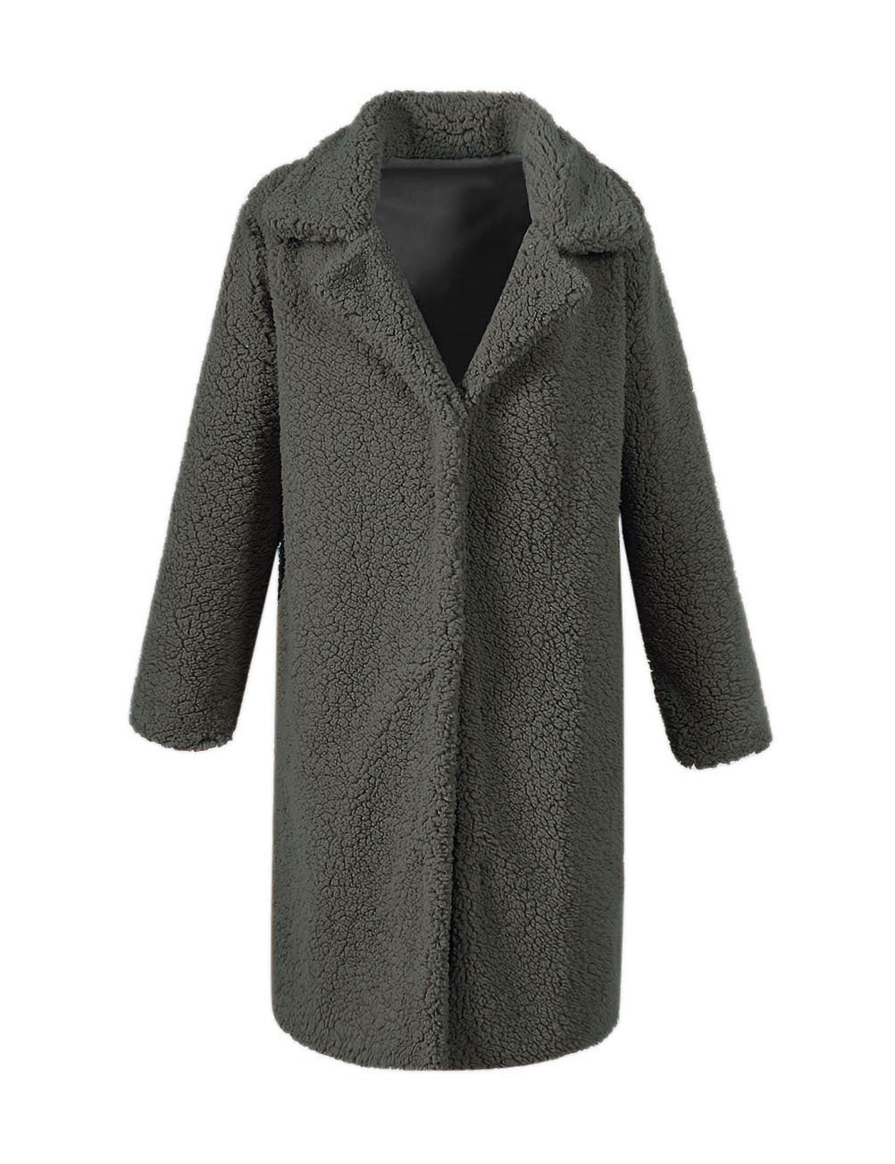 Women's Teddy coat with elegant lapels and soft inner lining Lune London