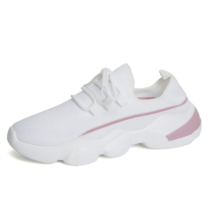 Breathable women's sneakers with cushioning sole and elastic upper Lune London