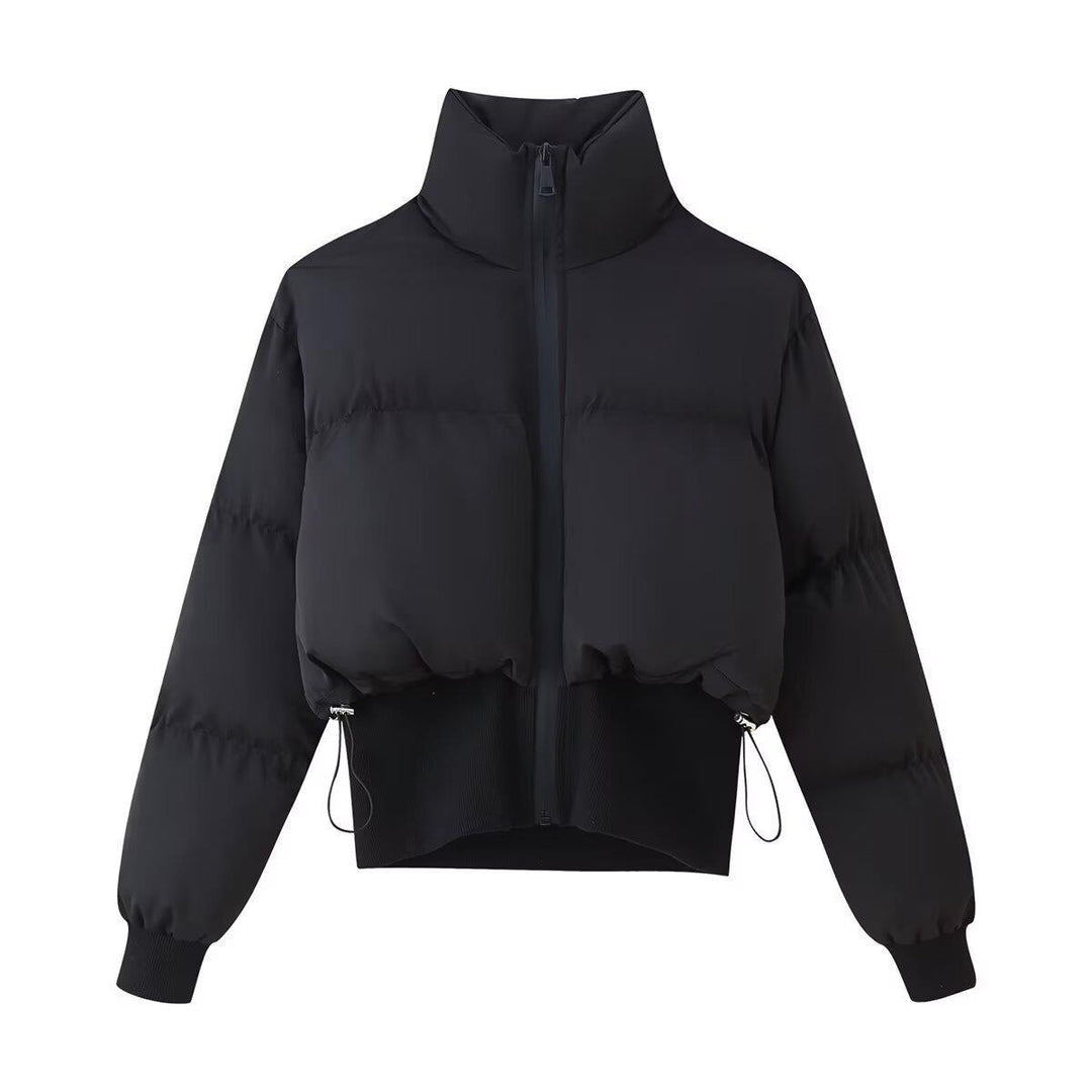 Quilted jacket for women with high collar and elastic finishes Lune London