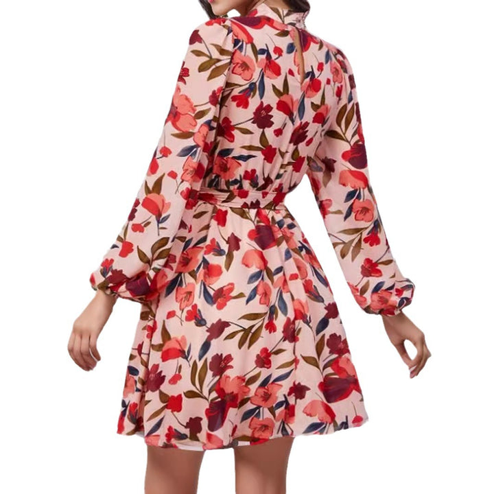 Ladies Elegant Mini Floral Dress Lune London