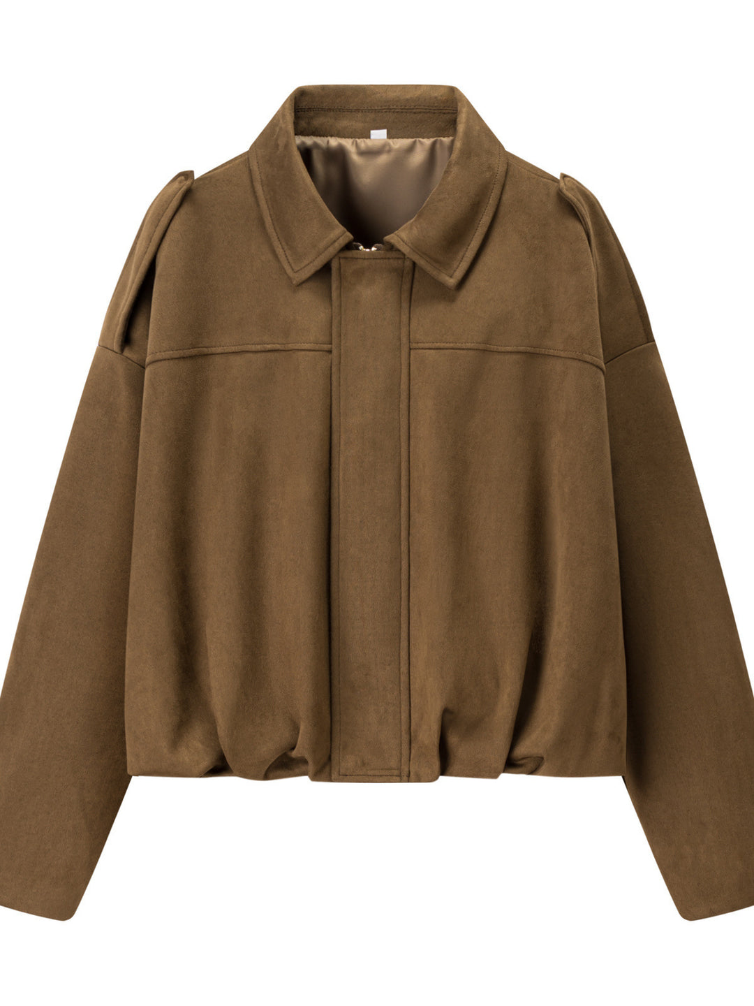Short transitional jacket for women with modern details and a relaxed fit Lune London