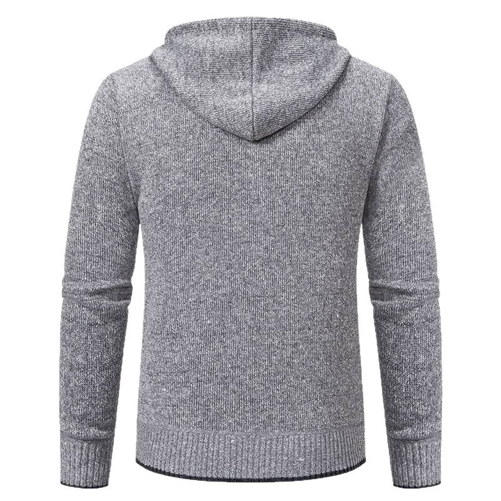 Hooded jacket for men with soft fleece lining and elegant details Lune London