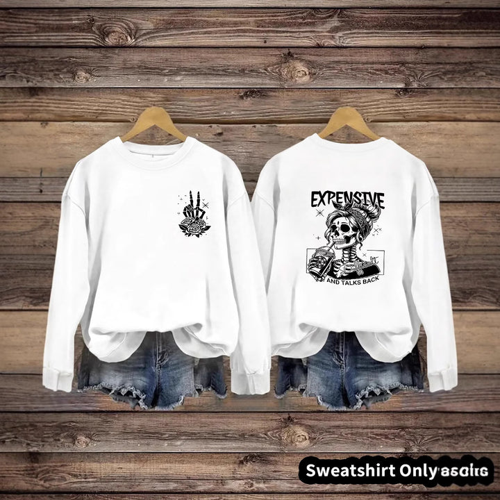 Sweatshirt femme avec design créatif et coupe décontractée Chic & Stil