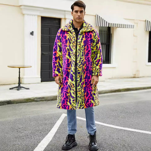 Lune London faux fur coat for men