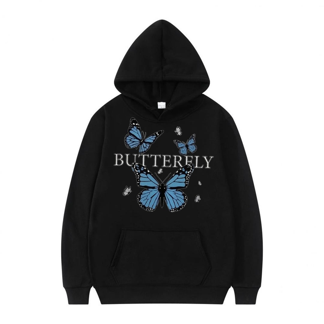 Women's hoodie with butterfly motif Chic & Stil