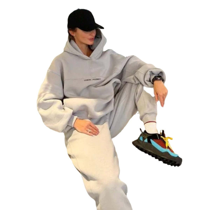 Oversized hoodie for women with statement print Lune London