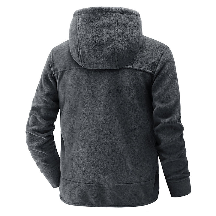 Men's fleece jacket with soft lining and practical pockets Lune London