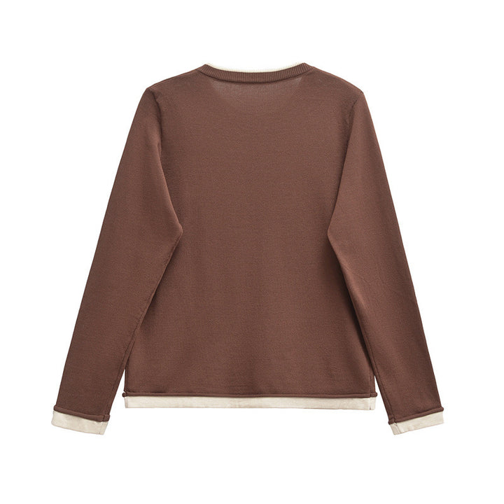 Ladies Comfortable Knit Jacket with Chic Pockets and Style