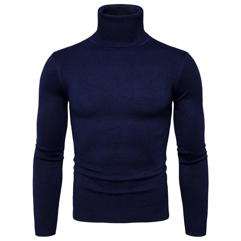 Men's Turtleneck Sweater Made From Fine Merino Wool Lune London