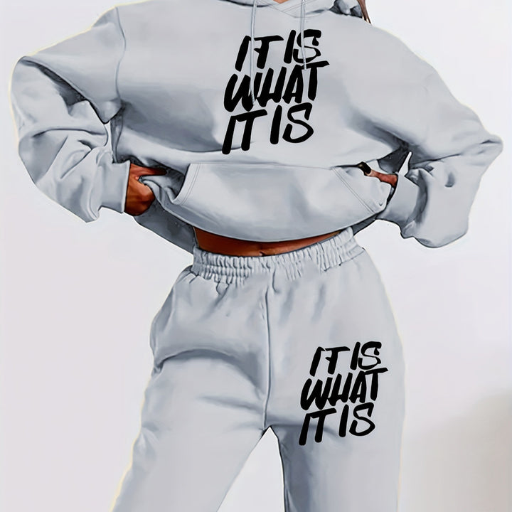 Ensemble de survêtement pour femmes avec impression élégante et coupe décontractée Chic & Stil