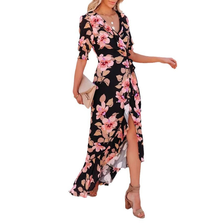 Chic and Stylish Floral Wrap Maxi Dresses for Women