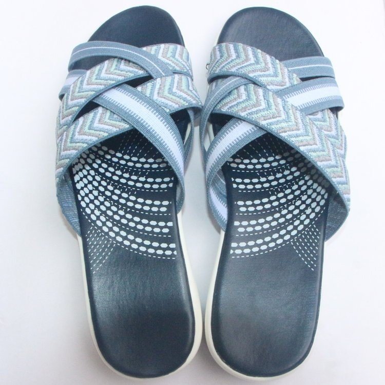 Comfortable ladies' sandals with ergonomic sole and adjustable straps Lune London