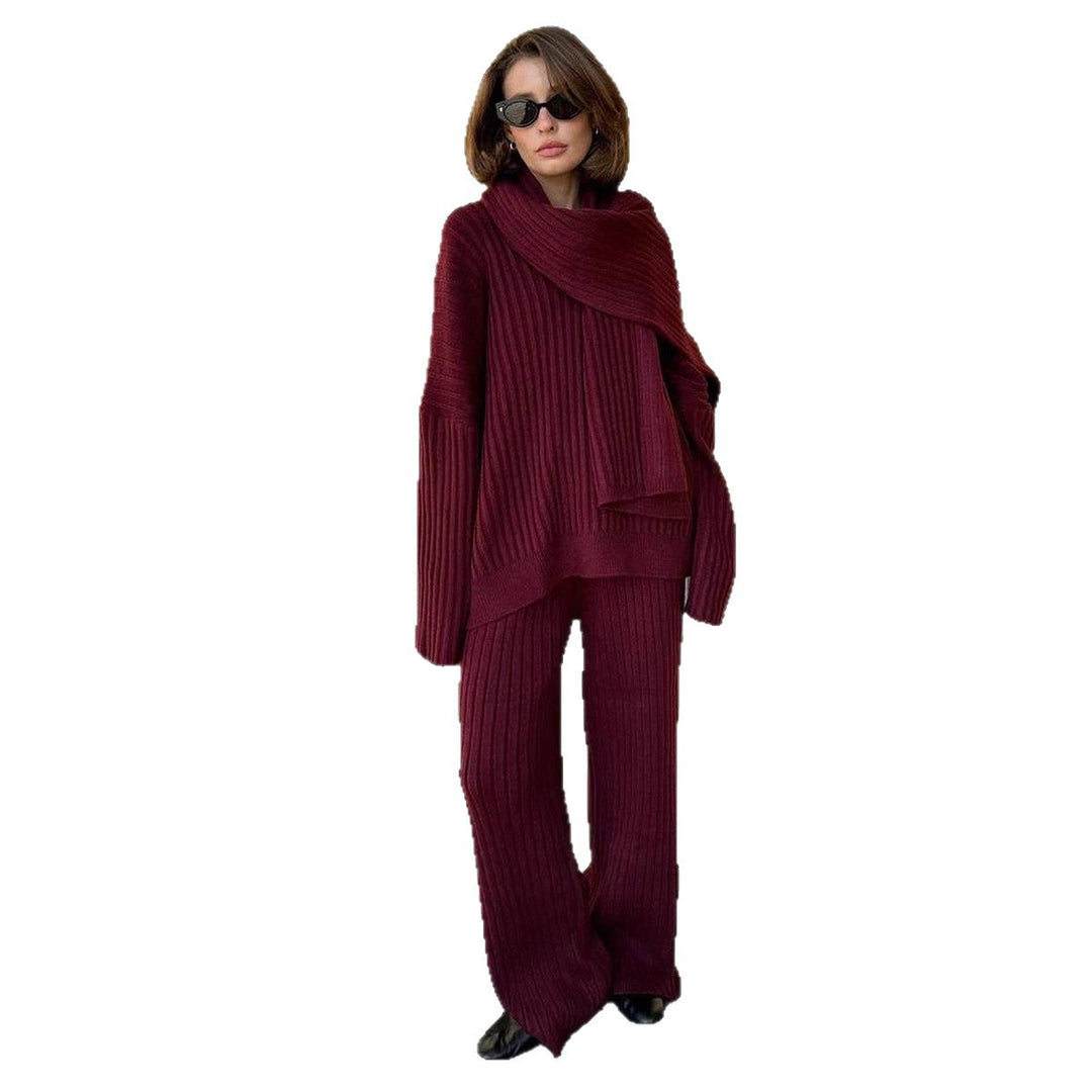 Ensemble tricot pour femmes à coupe décontractée et design élégant Chic & Stil