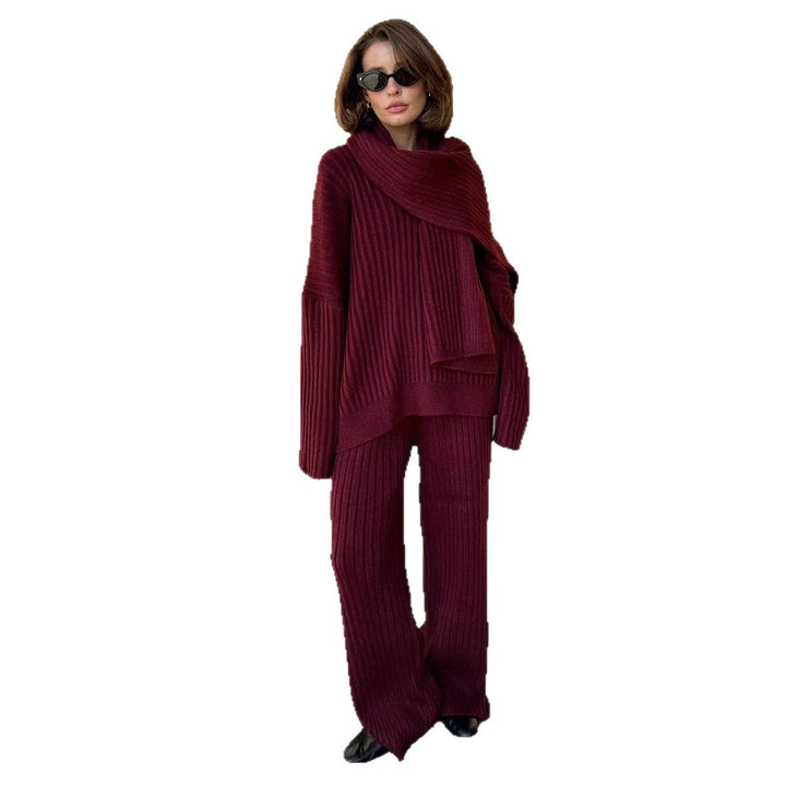 Ensemble tricot pour femmes à coupe décontractée et design élégant Chic & Stil
