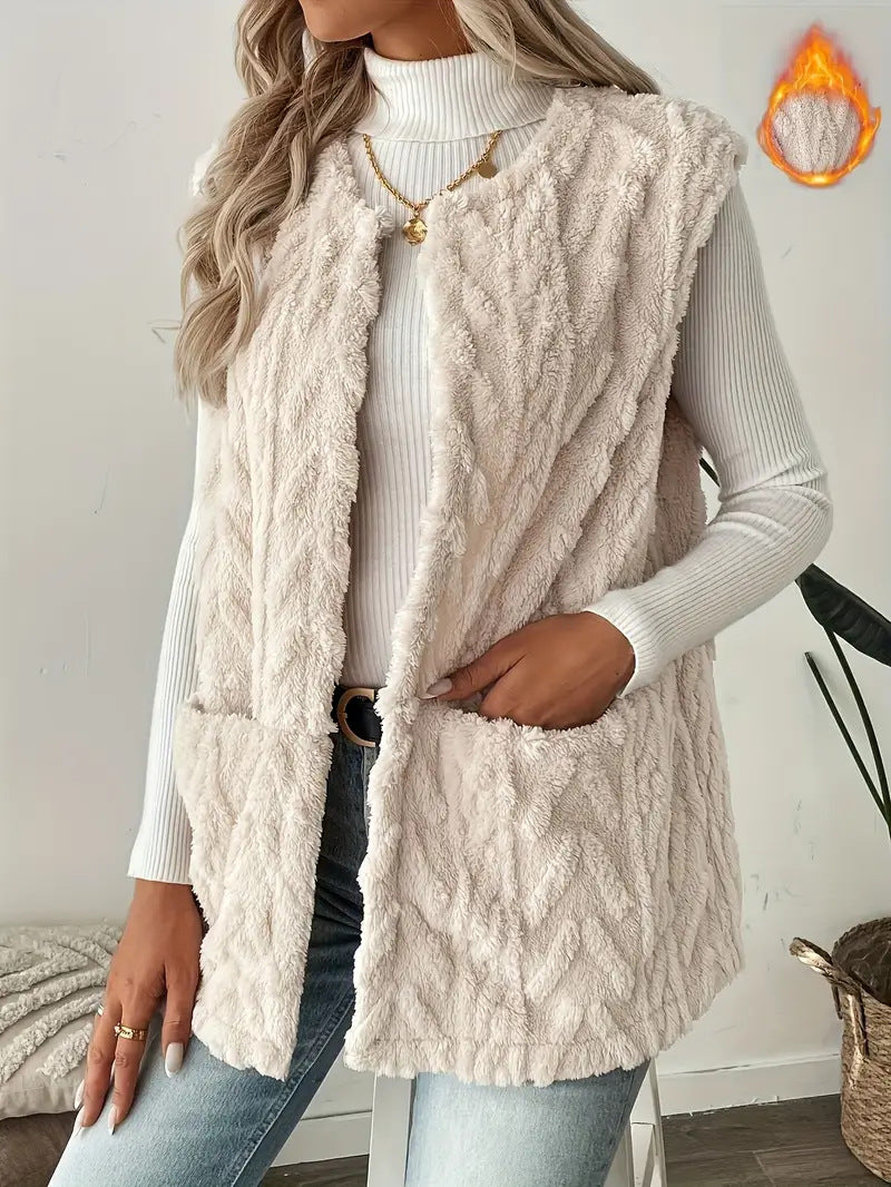 Knitted cardigan for women with luxurious upper material Lune London