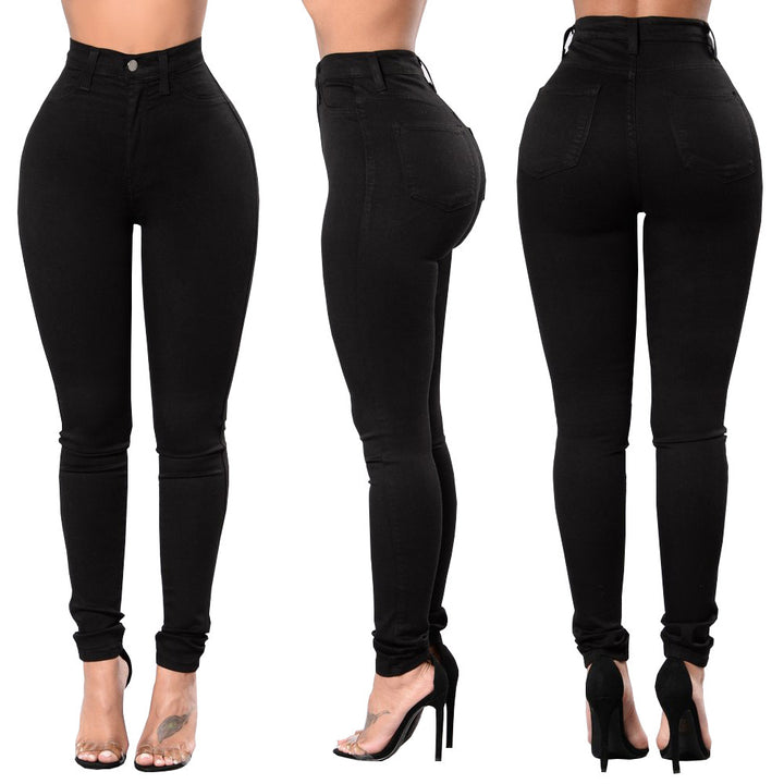 Slim-fit jeans for women with decorative laced detail Lune London