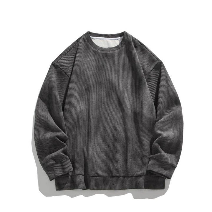 Women’s sweatshirt with ribbed texture and comfortable fit Lune London