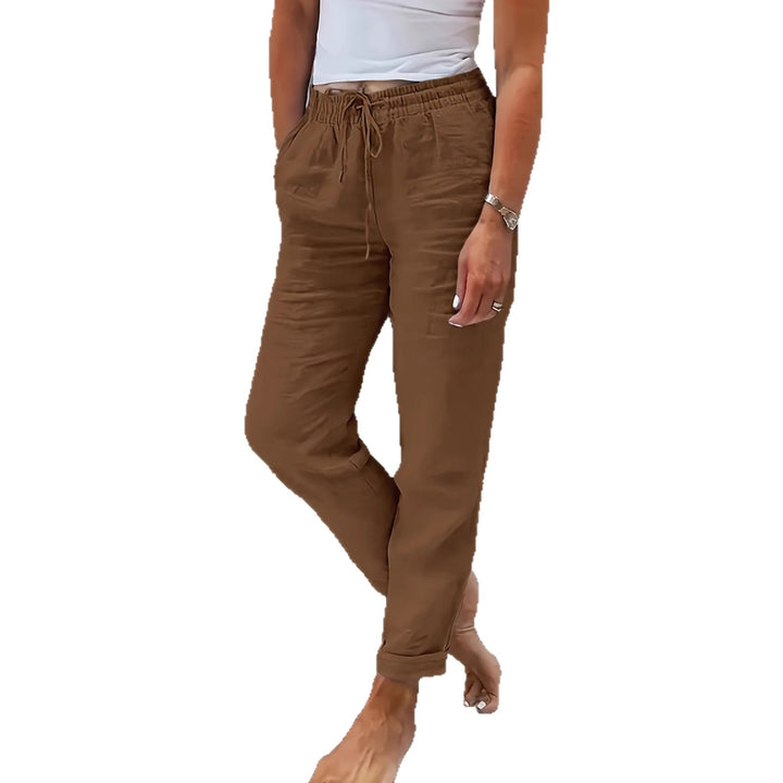 Pantalon en lin décontracté pour femmes Lune London