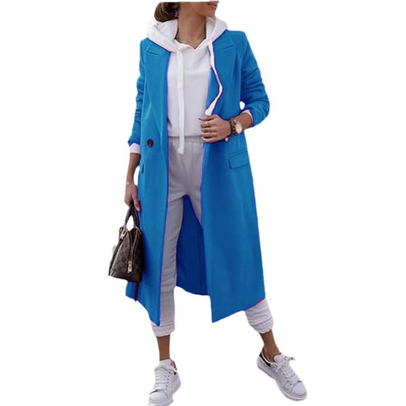 Elegant trench coat for women with hood Lune London