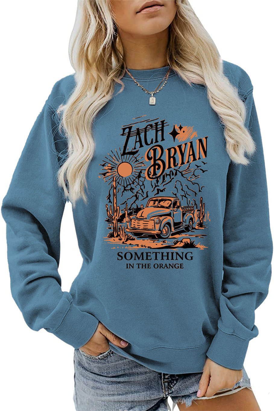 Sweat-shirt femme avec design de camion vintage inspirant Chic & Stil