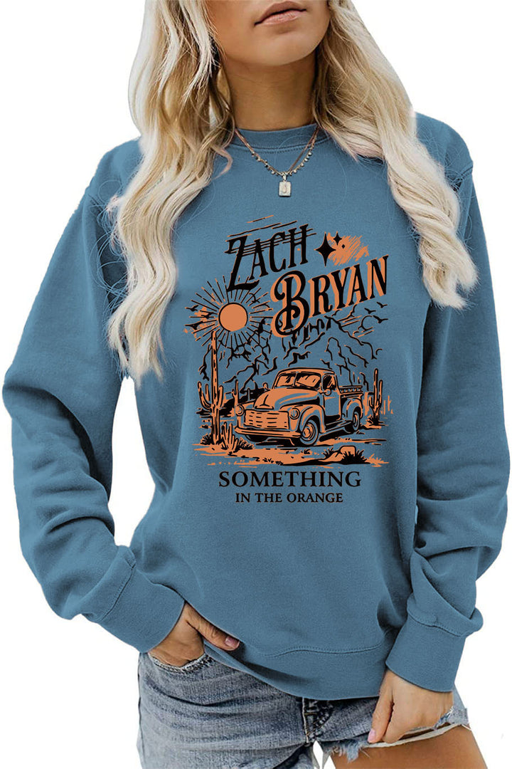 Sweat-shirt femme avec design de camion vintage inspirant Chic & Stil