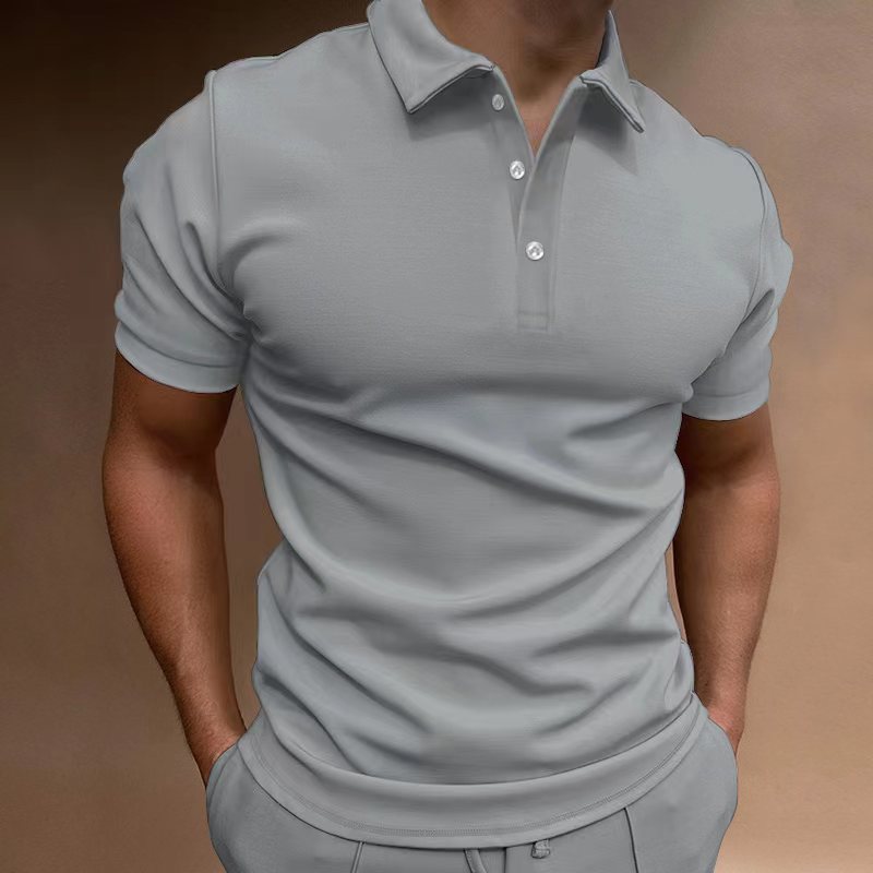 Performance-focused short sleeve polo shirt for men Chic und Stil