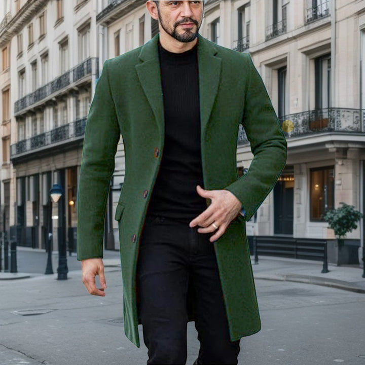 Elegant wool coat for men Lune London 1760428448