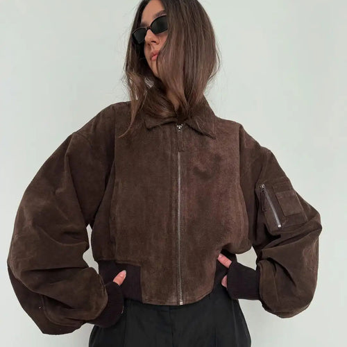 Women's cropped bomber jacket Lune London