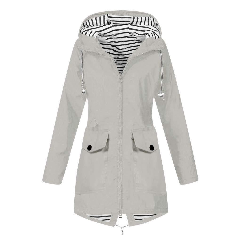 Functional women's jacket with adjustable hood and practical pockets Lune London