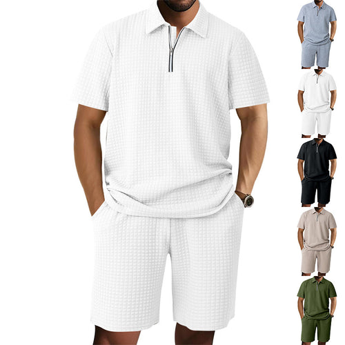 Casual women's set with short collar and elastic waist Lune London