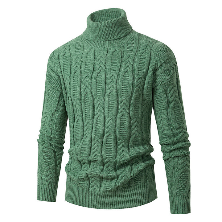 Lune London | Men's High-Quality Turtleneck Sweater with Pattern