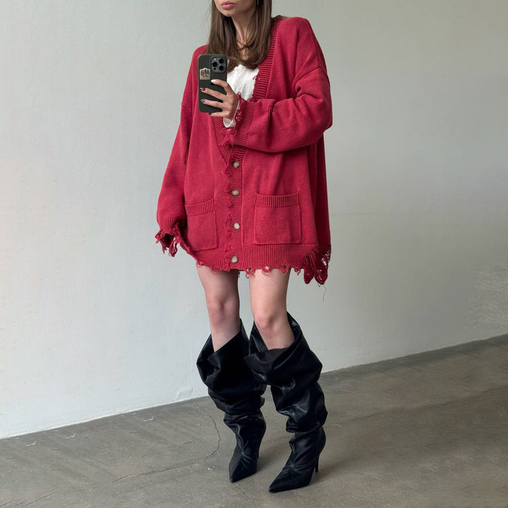 Casual women’s vest with fringe inspired by vintage Lune London