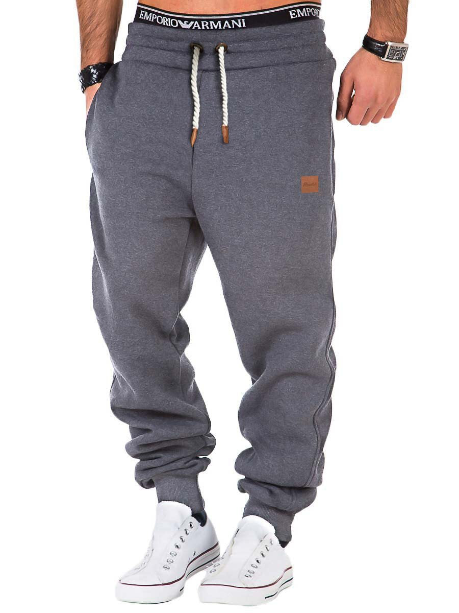 Comfortable jogger pants for men with drawstring Lune London