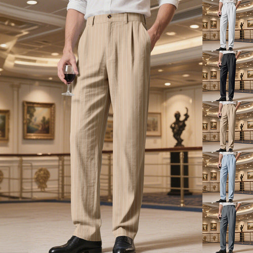 Men's elegant striped pants with high wearing comfort and stylish design Lune London