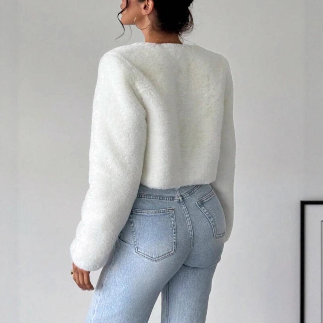 Ladies Cozy Fleece Jacket with Trendy Lune London