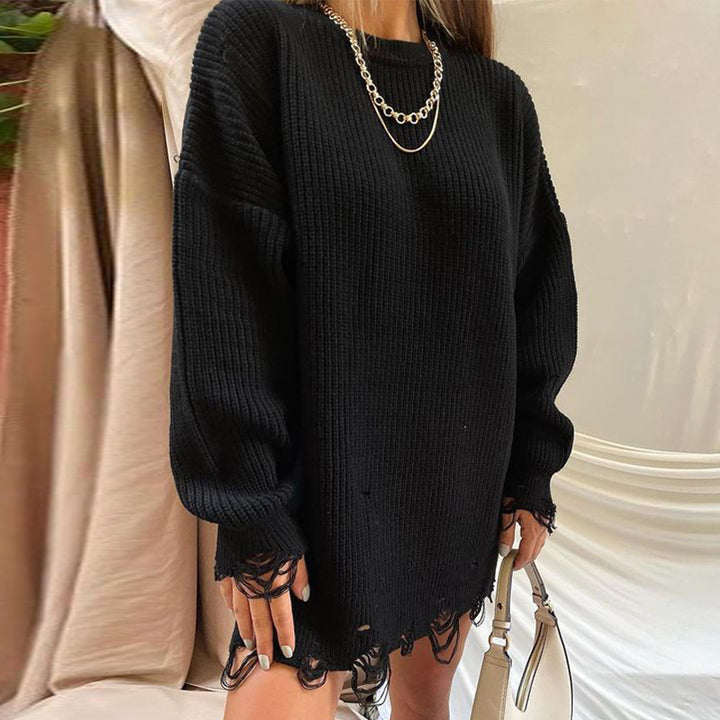 Oversized knit dress for women Lune London