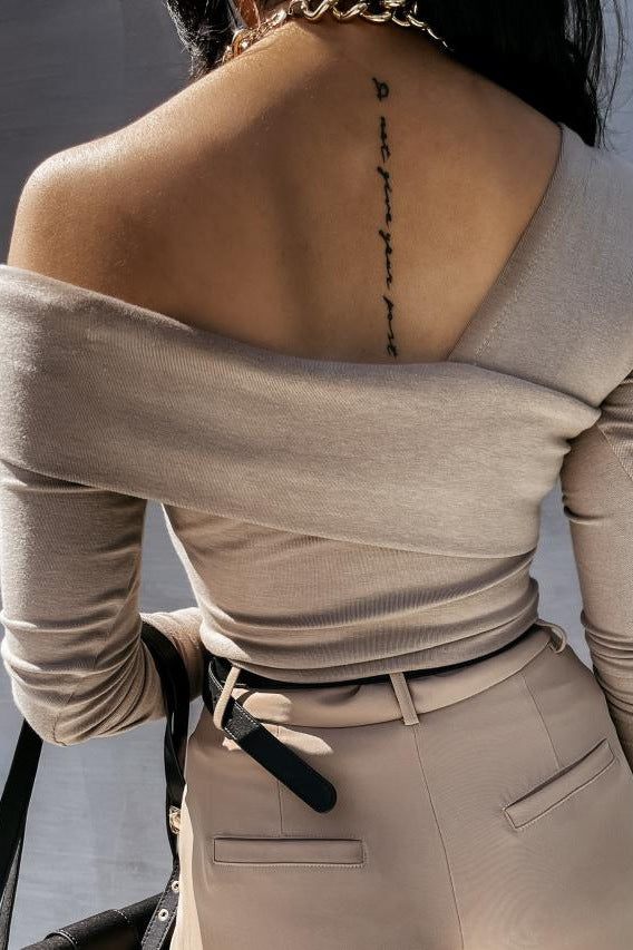 Women Draped Top Off-Shoulder Lune London