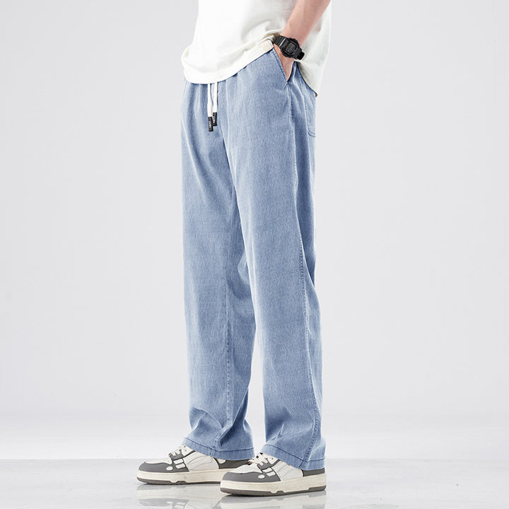 Casual pants for men with a loose fit and elastic waist Lune London