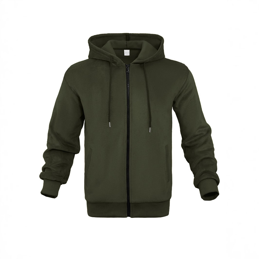 Men's sporty hooded jacket made of breathable mesh material Lune London