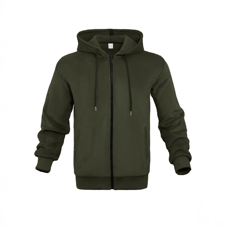 Men's sporty hooded jacket made of breathable mesh material Lune London
