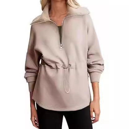 Casual hoodie for women with practical cord adjustment Lune London