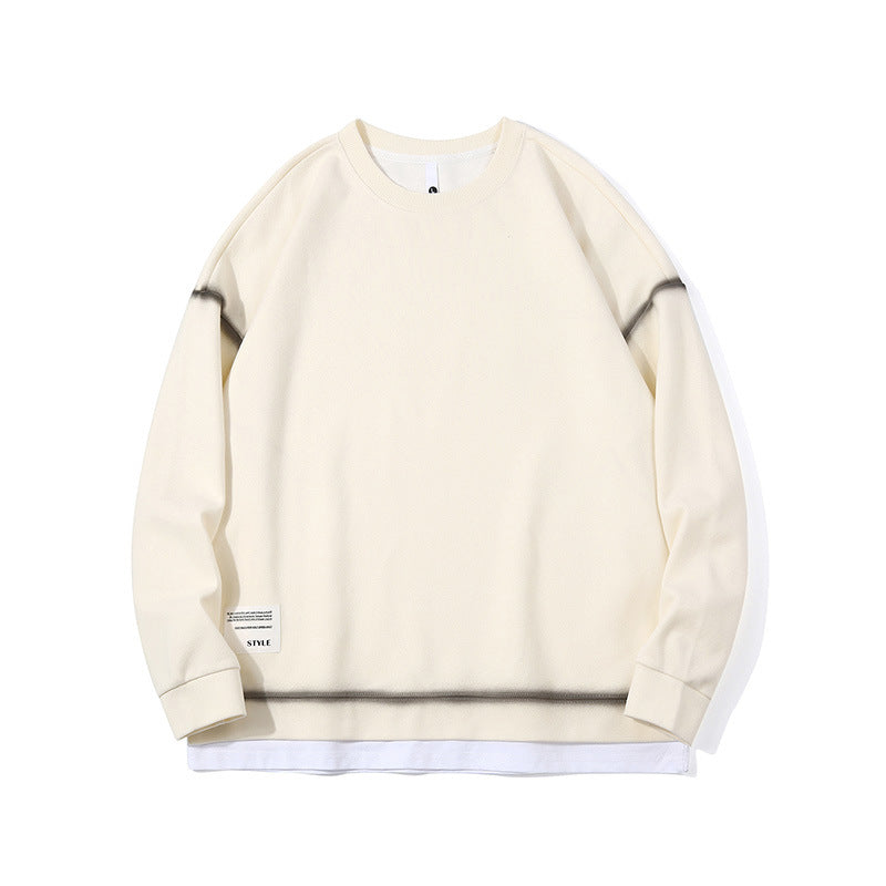 Men's casual sweatshirt with modern layered design Lune London