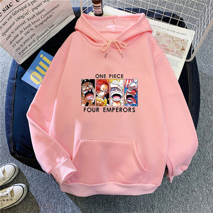 Women's hoodie with unique anime design Chic & Stil