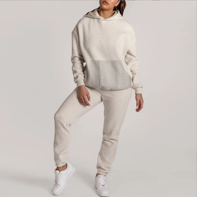 Ladies comfortable fleece hoodie and joggers set Lune London