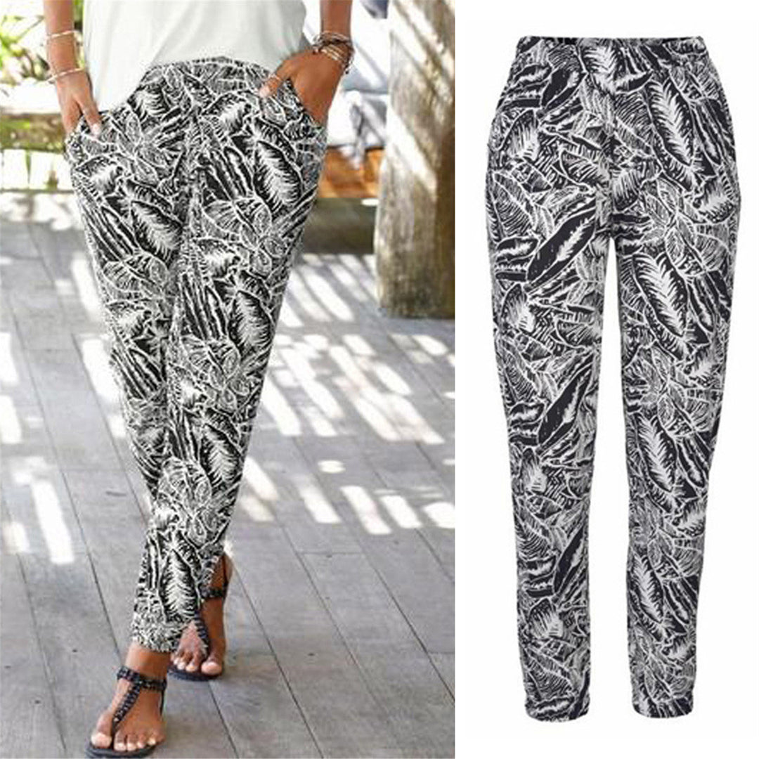 Lune London printed leisure pants for women