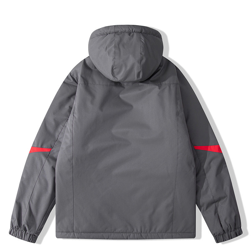 Lady insulated outdoor jacket with adjustable hood Lune London
