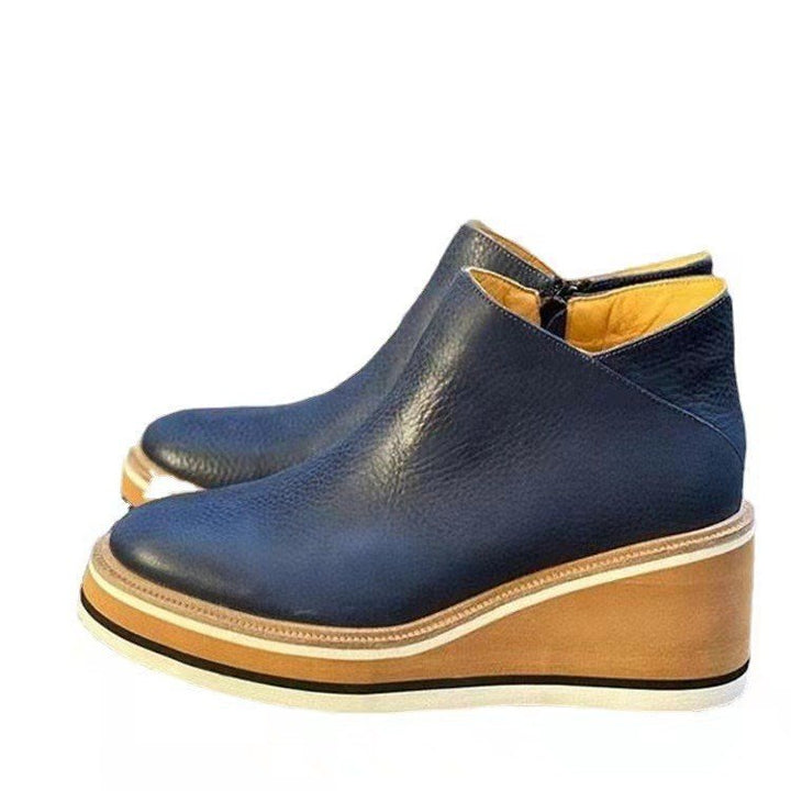 suede ankle boots for women with convenient zipper Lune London