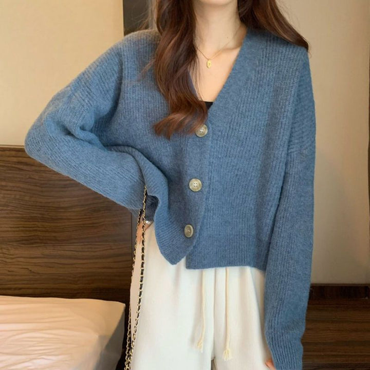 Cardigan confortable pour femmes avec décolleté en V Chic & Stil